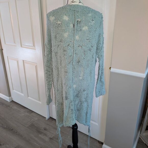 FP Beach Light Blue Knit Dress - Picture 6 of 8